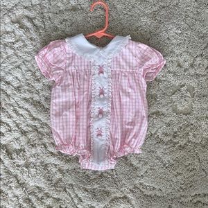 Cecil and Lou baby girl Easter bubble. Size 6 months. Worn once.